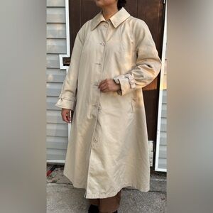 vintage union made trench coat